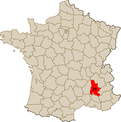 Dpartement N26
Carte Drome 26