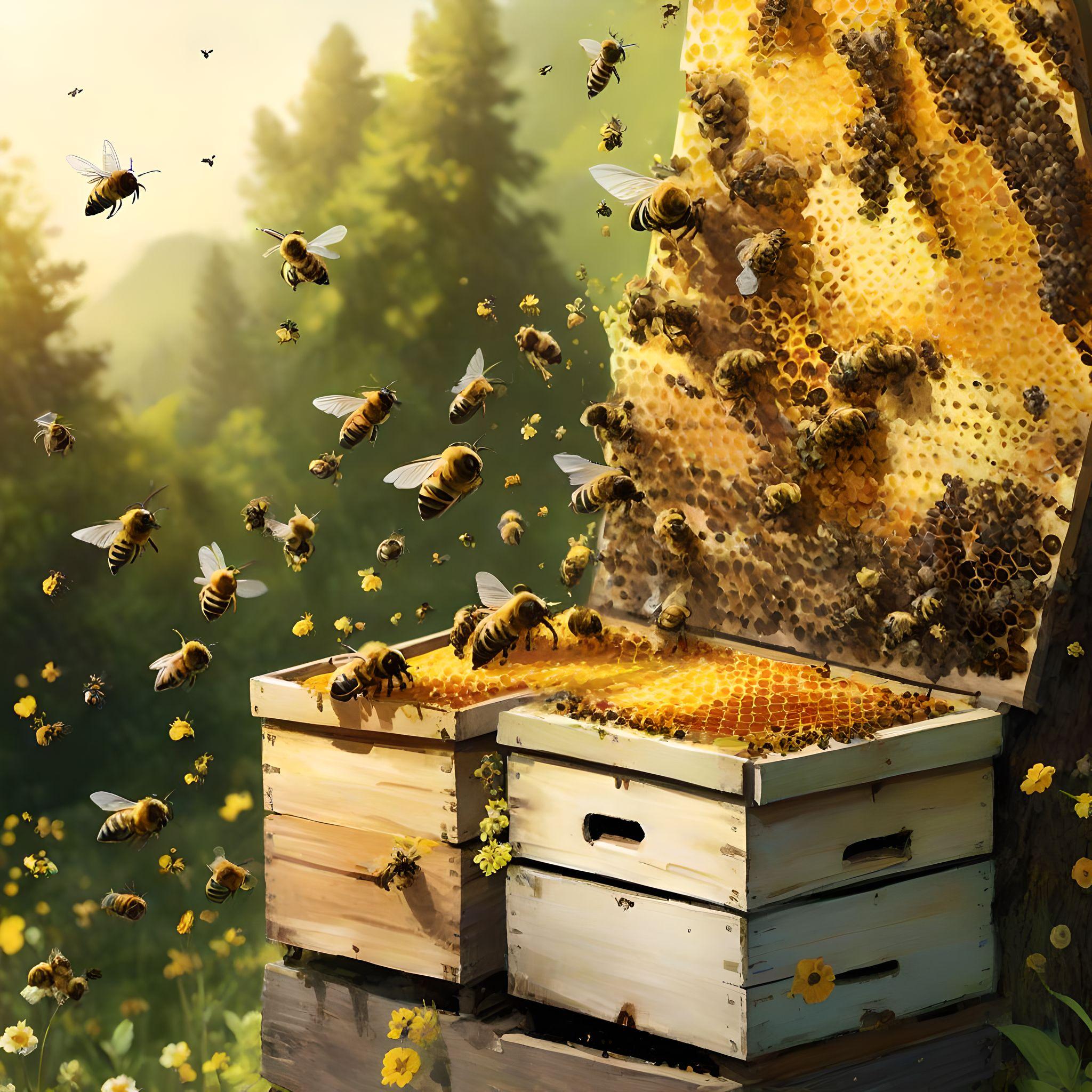 Illustration 2 apiculture via #abeilles #france #regions #regions #apicultur
