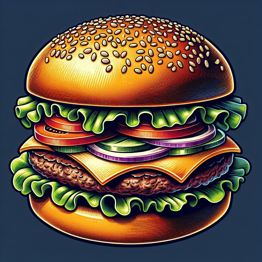 Illustration 1 burger via #depuis #food #verviers #verviers #apesanteu