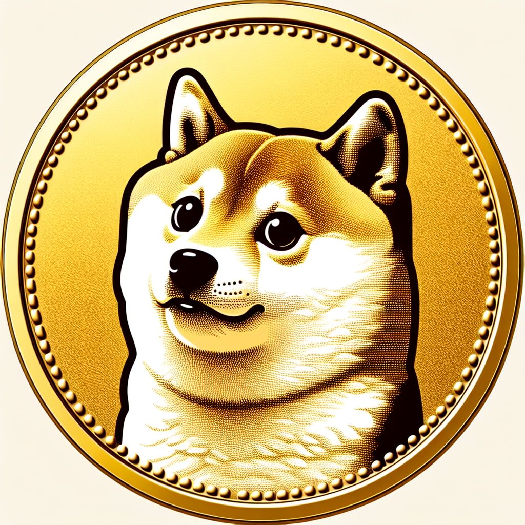 Illustration 1 dogecoin via #dogecoin #bitcoin #marche #marche #reagit