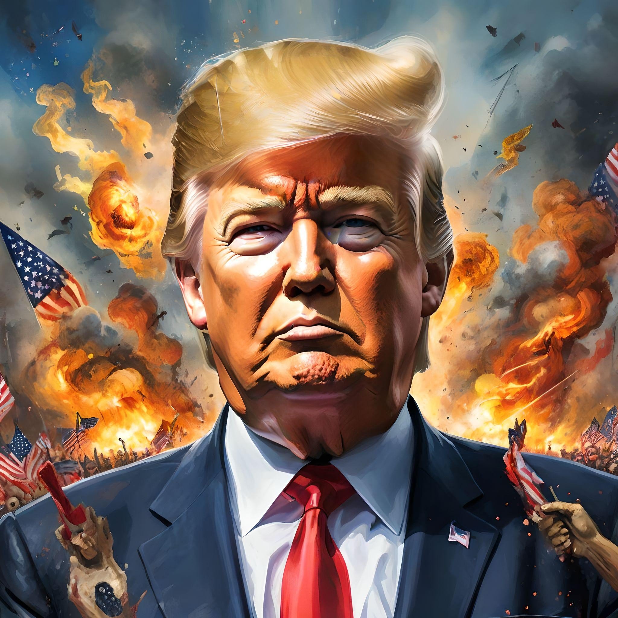 Illustration 1 donald-trump via #donald #trump #kings #kings #derive