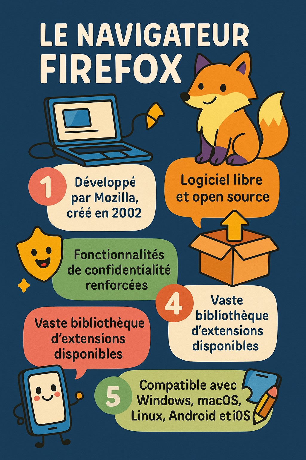 Illustration 1 firefox via #firefox #mozilla #navigateu #navigateu #google
