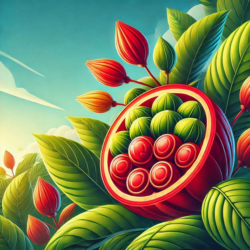 Illustration 1 guarana via #guarana #plus #plante #plante #pour