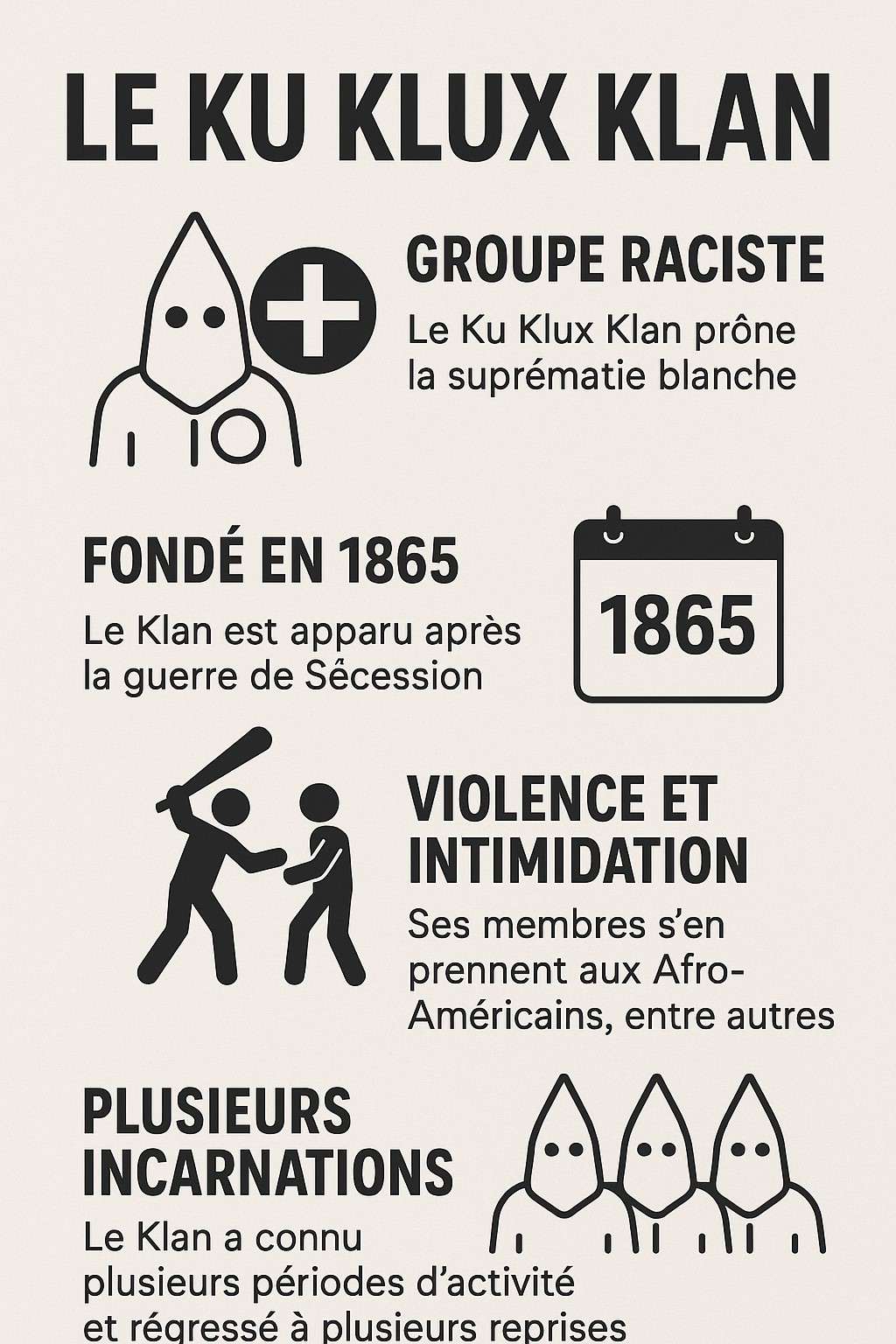 Illustration 1 ku-klux-klan via #compagnie #malcolm #naissance #naissance #humanitew