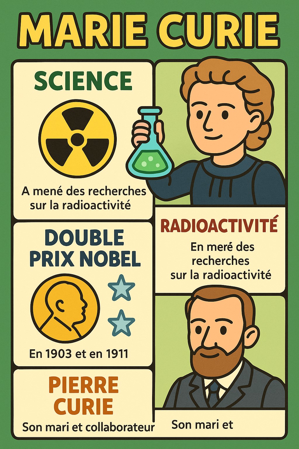 Illustration 1 marie-curie via #marie #curie #louvre #louvre #hugo