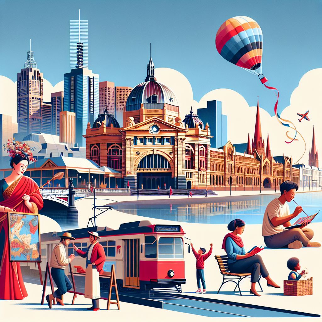 Illustration 1 melbourne via #melbourne #australie #direct #direct #tinto