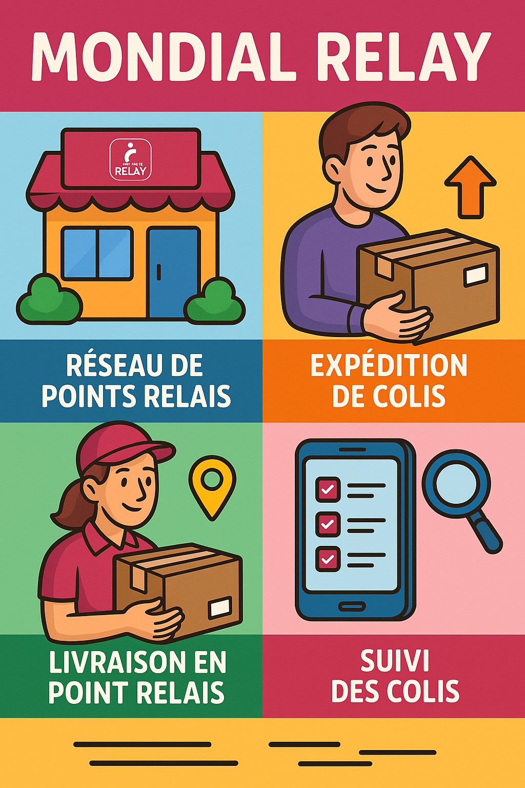 Illustration 1 mondial-relay via #mondial #relay #saint #saint #projet