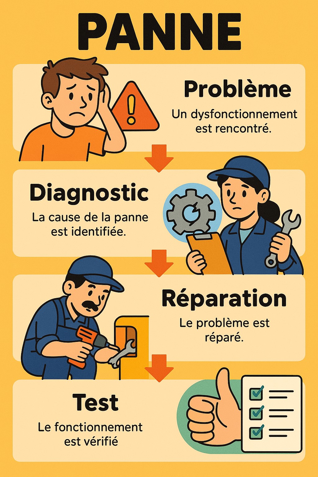 Illustration 1 panne via #panne #reseau #jour #jour #operateur