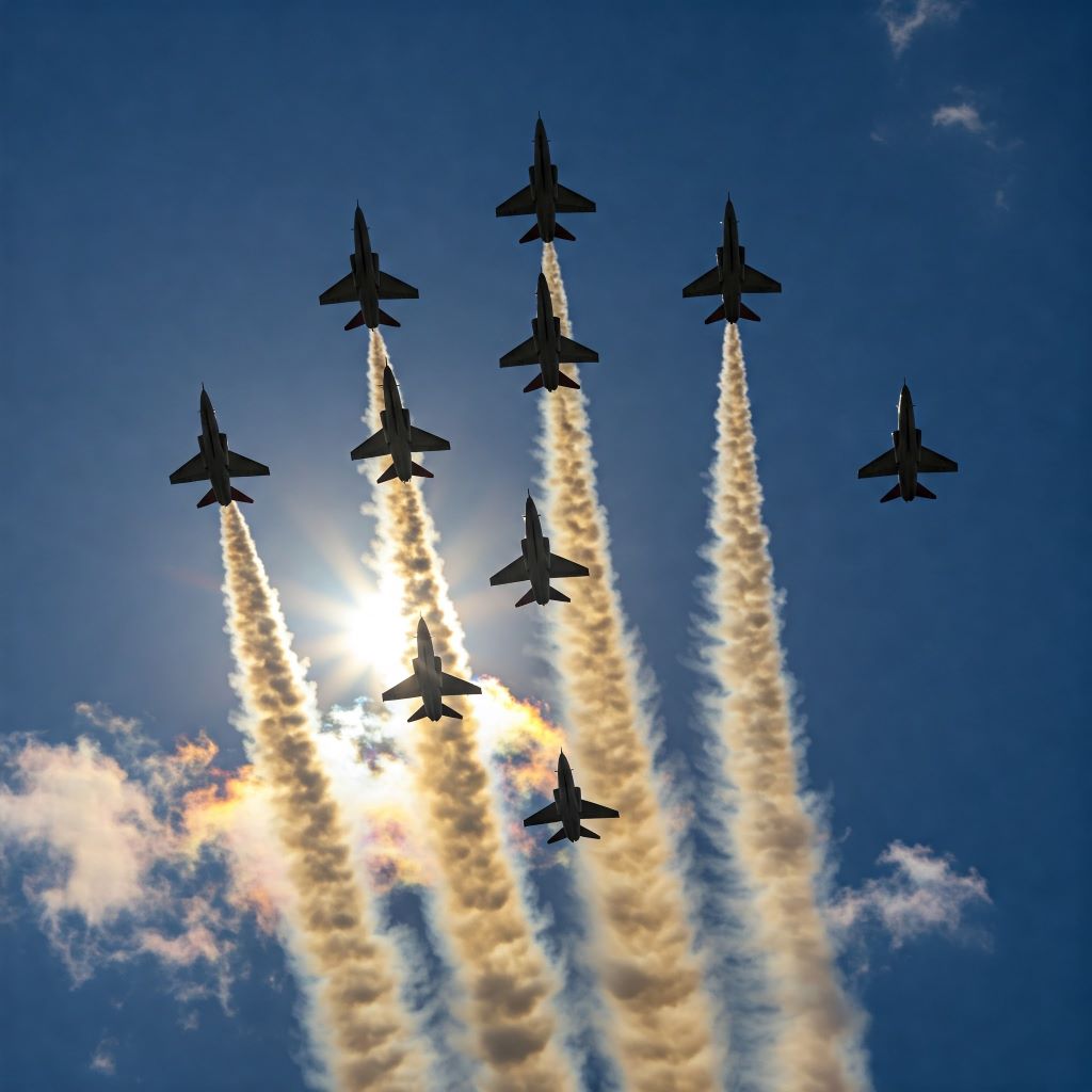 Illustration 2 patrouille-de-france via #france #patrouill #deux #deux #avions