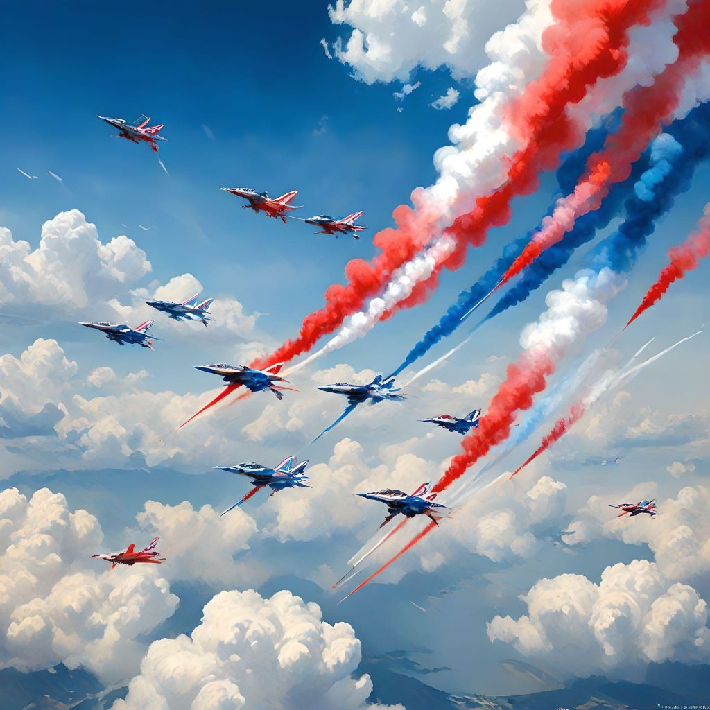 Illustration 3 patrouille-de-france via #france #patrouill #deux #deux #avions