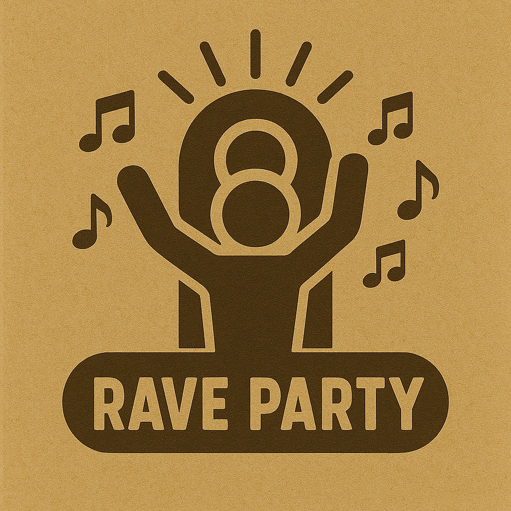 Illustration 1 rave-party via #paris #leparisie #soiree #soiree #gourmande