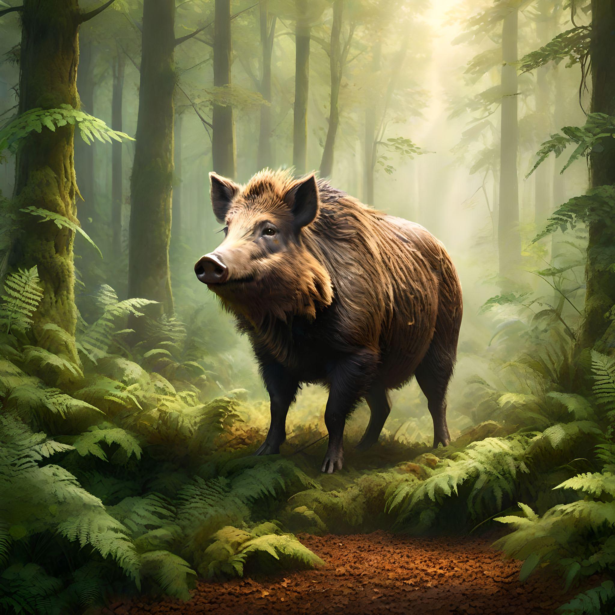 Illustration 2 sanglier via #sanglier #descripti #chars #chars #chasse