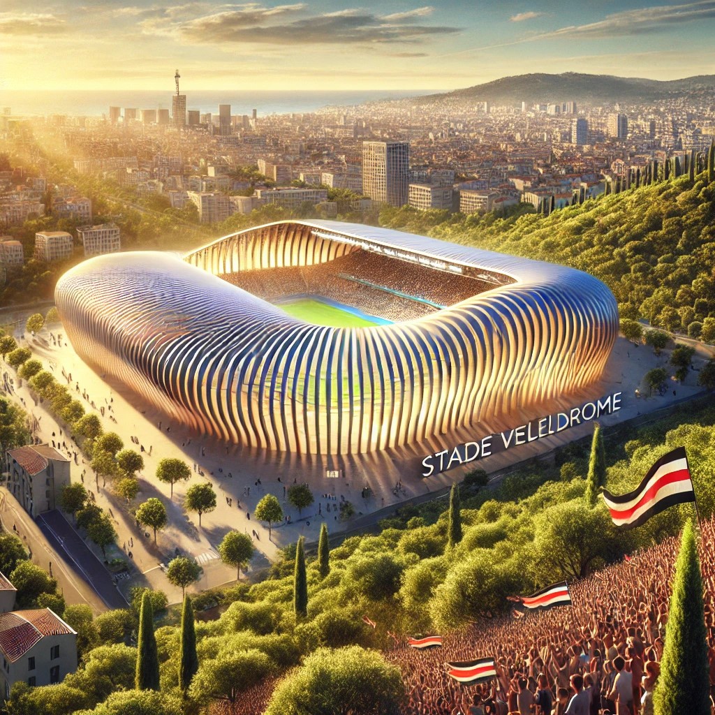 Illustration 1 stade-velodrome via #ligue #monaco #historiqu #historiqu #ouest