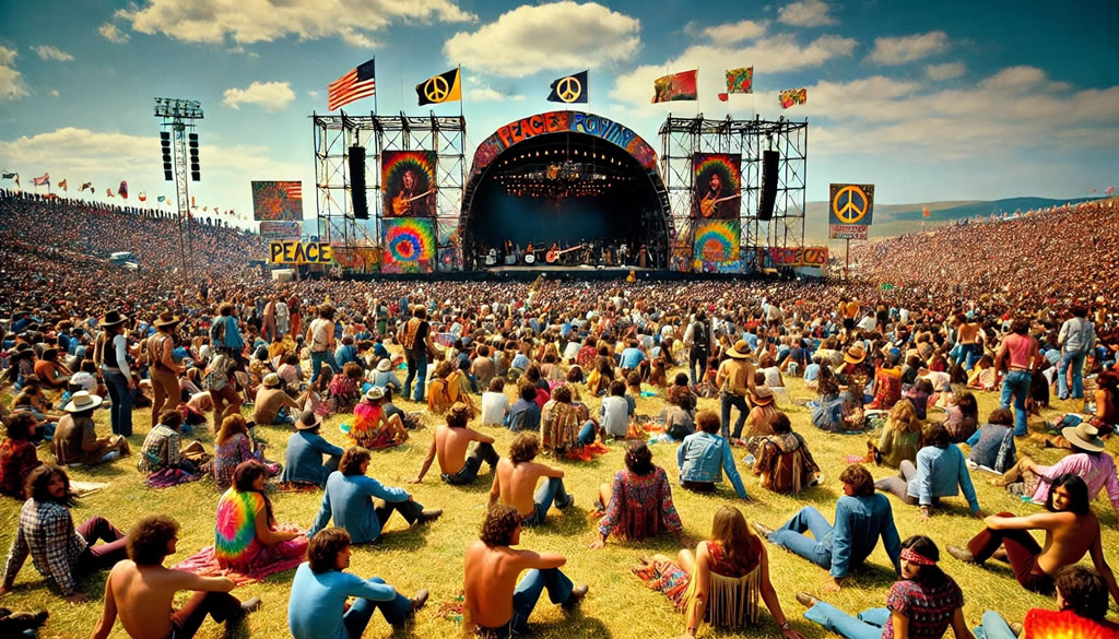 Illustration 1 woodstock via #hendrix #woodstock #discomobi #discomobi #radiofran