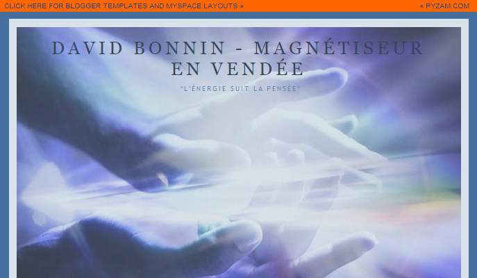Annuaire pays-de-la-loire vers le site David Bonnin Praticien en Toucher Thrapeutique - magntisme 