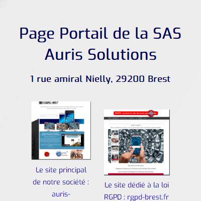 Annuaire bretagne vers le site Auris Solutions Conseil aux Entreprises - Informatique 
