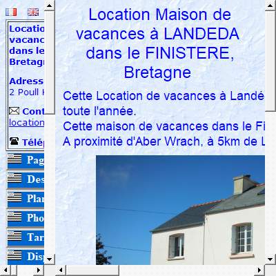 Annuaire bretagne vers le site Location Maison De Vacances  Landda - Finistre 