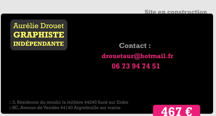 Annuaire pays-de-la-loire vers le site Aur�lie Drouet - Graphiste Ind�pendante, Web et Print 