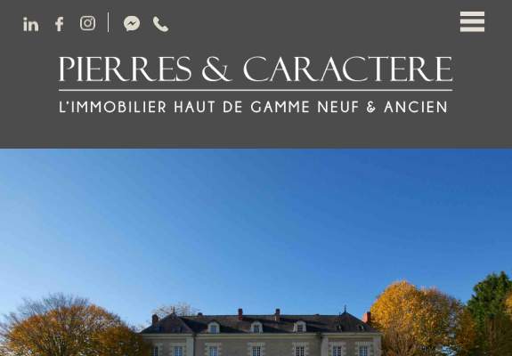 Annuaire pays-de-la-loire vers le site Pierres et Caract�re - Agence Immobili�re de Prestige � Nant 