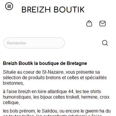 Annuaire pays-de-la-loire vers le site Breizh Boutik - La Boutique de Bretagne, Cadeaux Souvenirs 