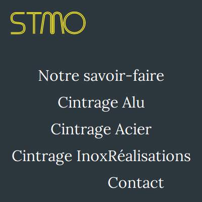 Annuaire bretagne vers le site STMO - Spcialiste du cintrage  froid, inox menuiseries 
