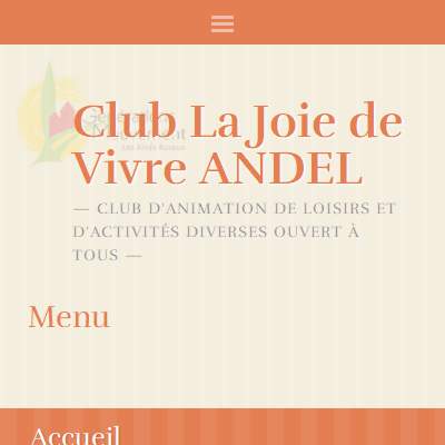 Annuaire bretagne vers le site Club La Joie de Vivre Andel, Animations Club de retraits 
