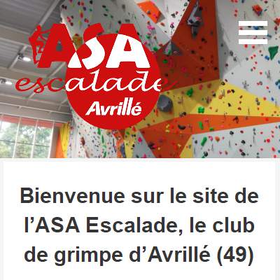 Annuaire pays-de-la-loire vers le site ASA et SCB Escalade, clubs descalade dAvrill et Beaucouz 