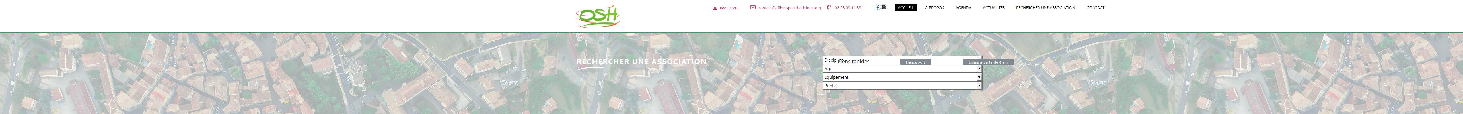 Annuaire pays-de-la-loire vers le site Office du Sport Herblinois, les Associations Sportives 