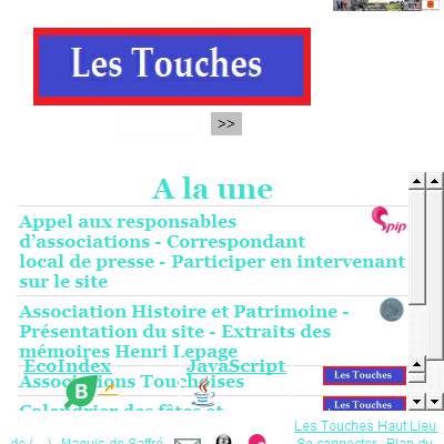 Annuaire pays-de-la-loire vers le site Les Touches 