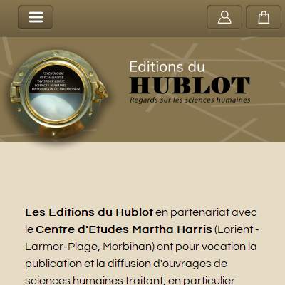 Annuaire bretagne vers le site Editions du hublot - Livres de sciences humaines 