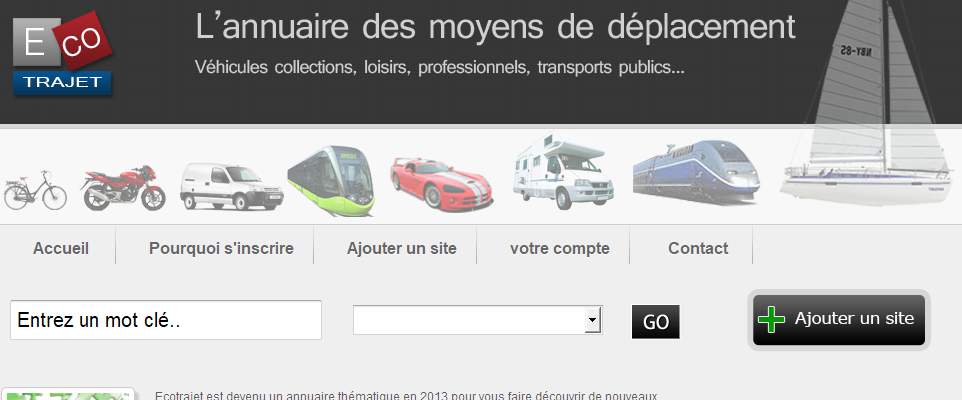 Annuaire bretagne vers le site ECOTRAJET - Le Covoiturage en Bretagne, Annuaire Vhicules 