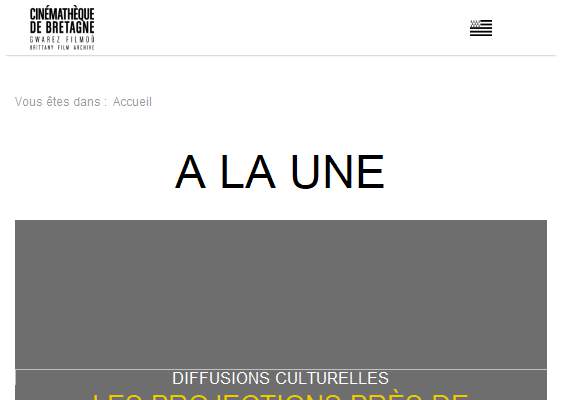 Annuaire bretagne vers le site La Cinmathque de Bretagne - Gwarez Filmo, Film Archive 