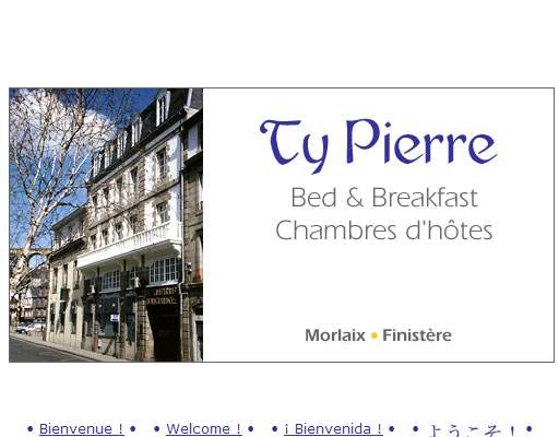 Annuaire bretagne vers le site Ty Pierre Bed and breakfast - Chambres d Hotes 