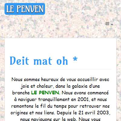 Annuaire bretagne vers le site Tout sur les Le Penven - Gnalogie, Histoire, Actualits 