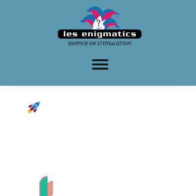 Annuaire pays-de-la-loire vers le site Les Enigmatics - Conception et Organisation de challenges 