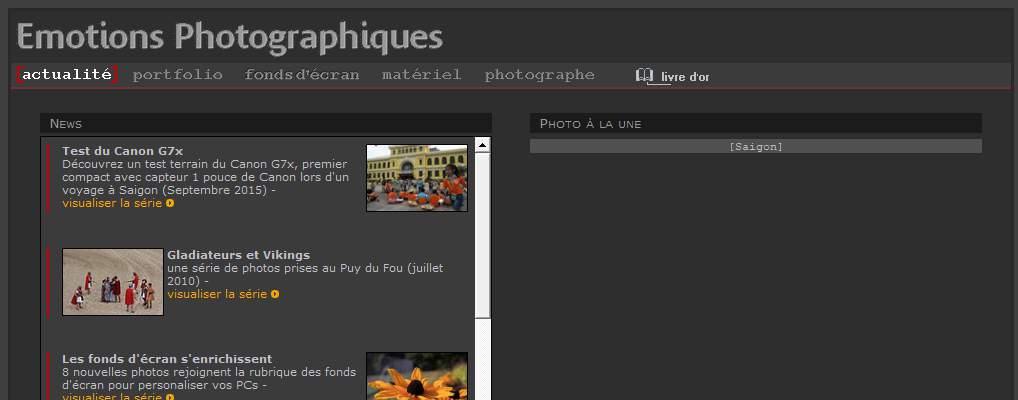 Annuaire bretagne vers le site motions photographiques - Photographie et Voyages 