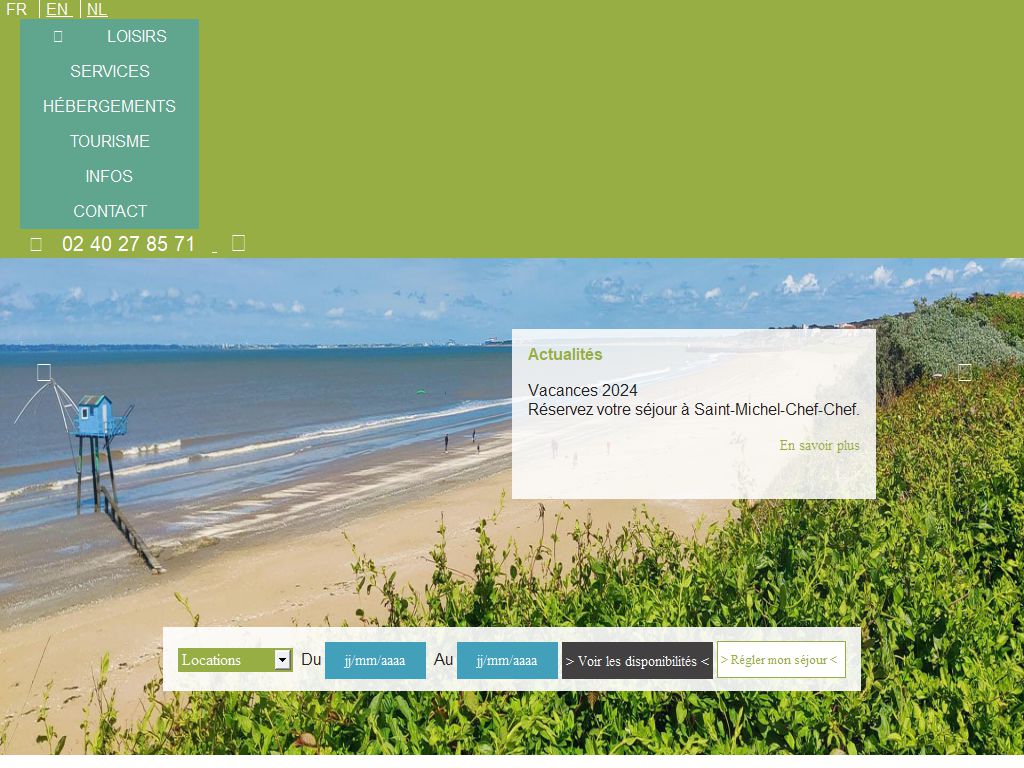 Annuaire pays-de-la-loire vers le site Camping Saint Michel Chef Chef - Camping Clos Mer Et Nature 
