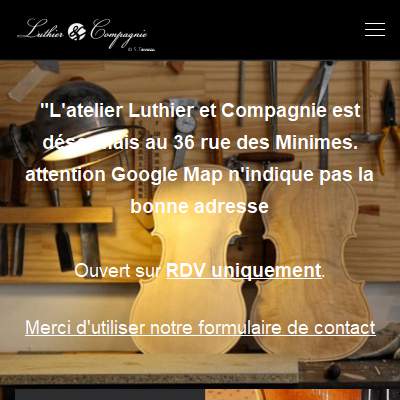 Annuaire pays-de-la-loire vers le site St�phane Taveau Luthier, quatuor � cordes contrebasse 