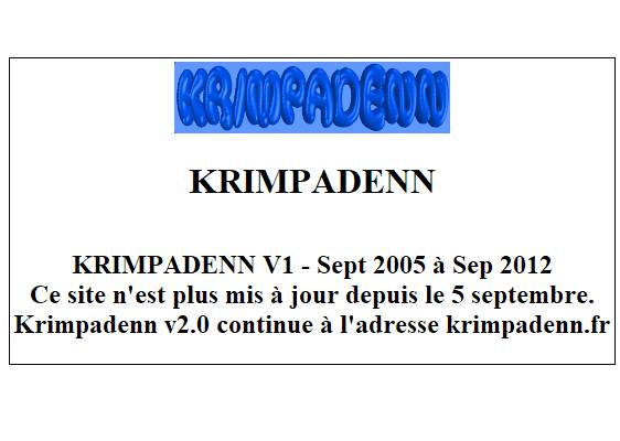 Annuaire bretagne vers le site Krimpadenn un Portail Sur l escalade en Bretagne 