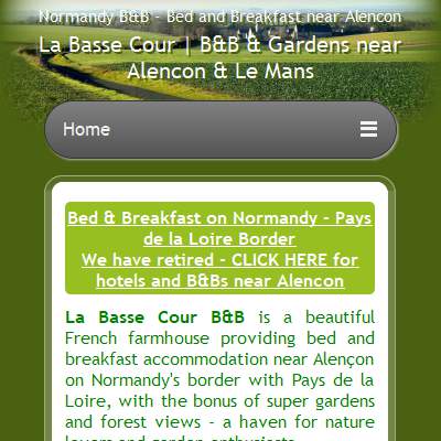 Annuaire basse-normandie vers le site Chambres Normandie Sarthe - La basse Cour - Ancinnes 