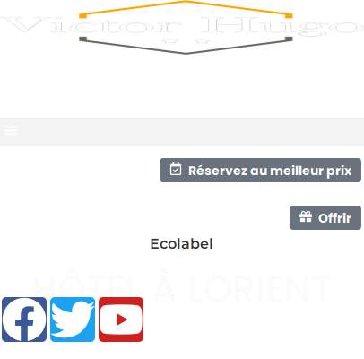 Annuaire bretagne vers le site Hotel 2 toiles, Le Victor Hugo, Centre ville 