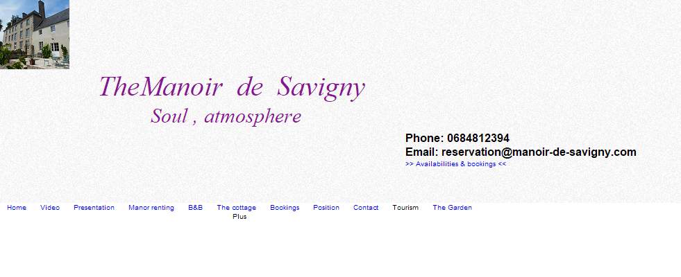 Annuaire basse-normandie vers le site Manoir de Savigny, Chambres d Htes et Gite de Charme 