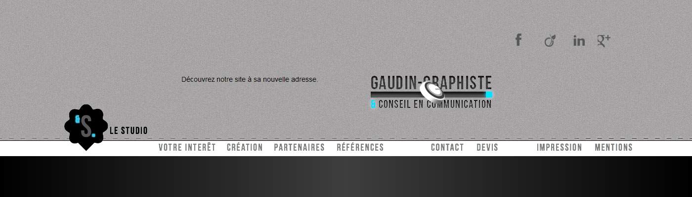 Annuaire  vers le site Gaudin Graphiste, Edition, Publicit, Plaquette, Site Intern 