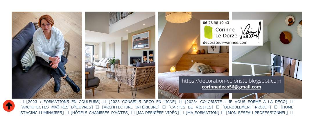 Annuaire bretagne vers le site Corinne Le Dorze Dcoratrice d intrieur Coloriste Vannes 