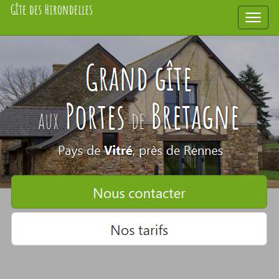 Annuaire bretagne vers le site Gite des Hirondelles de Grande Capacit, 30 Couchages 
