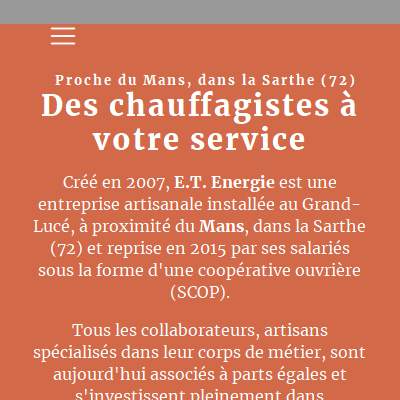 Annuaire pays-de-la-loire vers le site Et-nergie - solutions en nergies renouvelables 