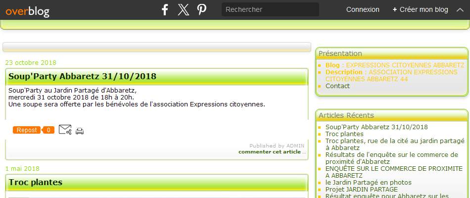 Annuaire pays-de-la-loire vers le site Expressions Citoyennes Abbaretz, d�bats citoyen 