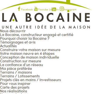 Annuaire pays-de-la-loire vers le site La Bocaine - Constructeur de maisons individuelles 
