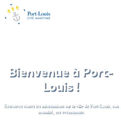 Annuaire bretagne vers le site Ville de Port-Louis, � l entr�e de la rade de Lorient 