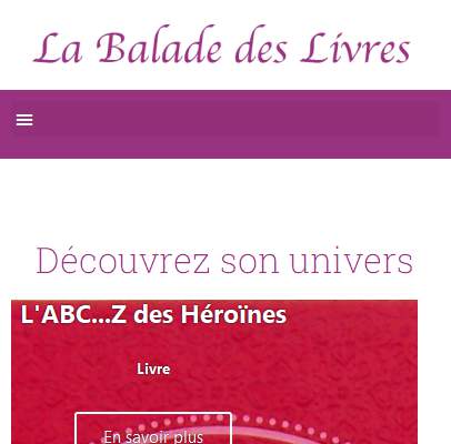 Annuaire bretagne vers le site La Balade des Livres, Permettre  tous de crer, lire crire 